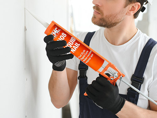 Adhesivo sin clavos para construcción de interiores