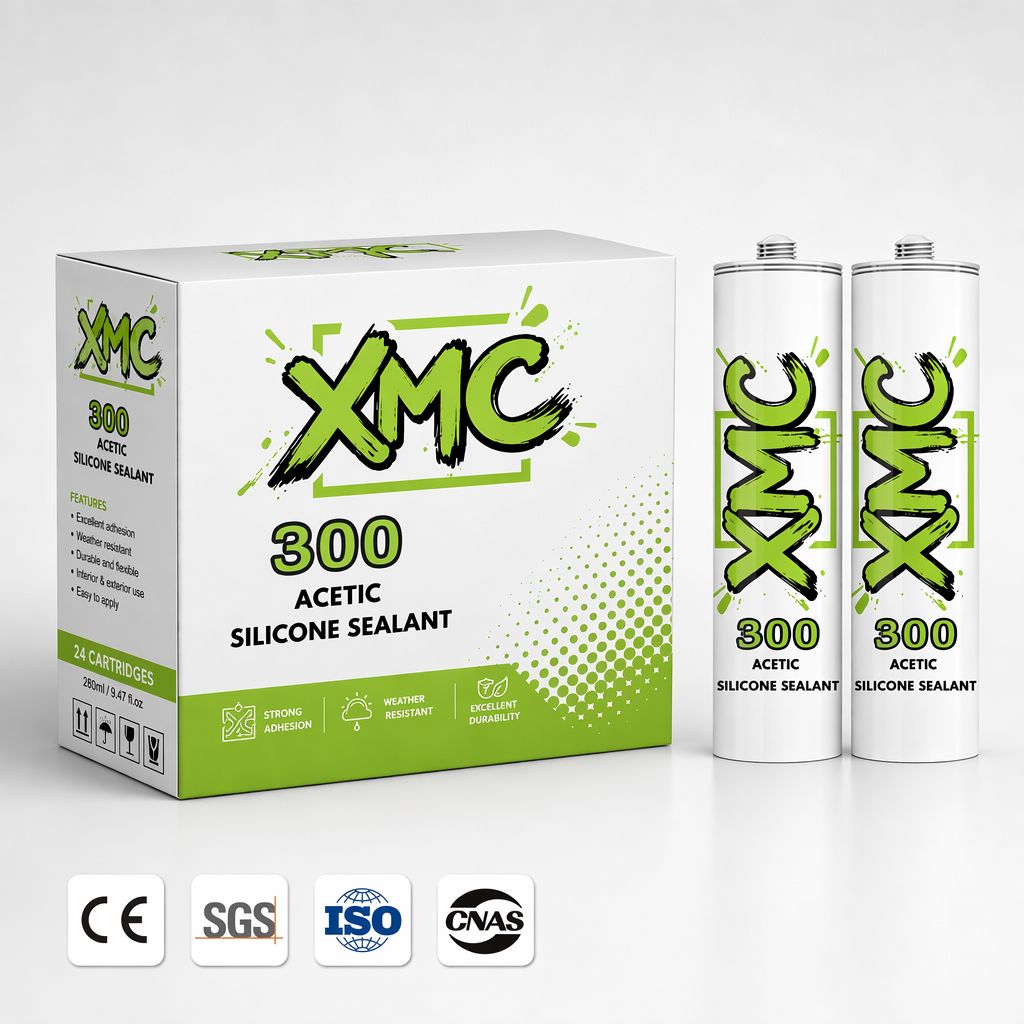 Sellador de silicona acético de uso general